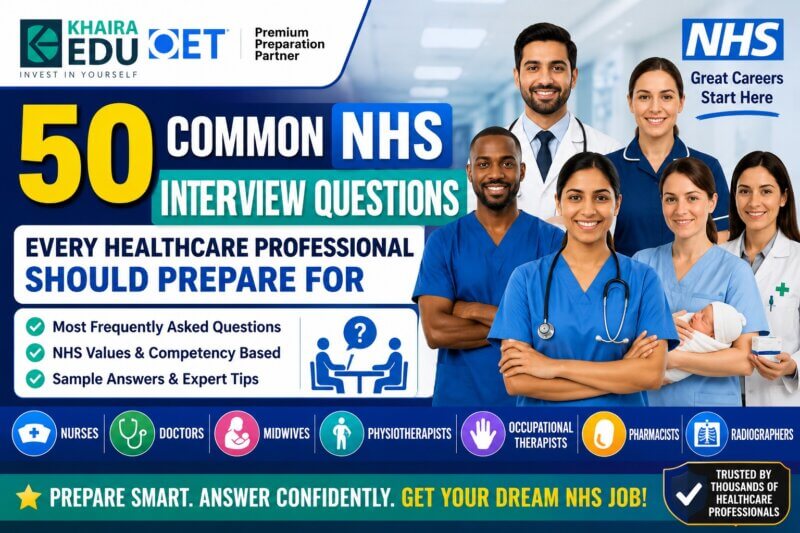 50 Common NHS Interview Questions