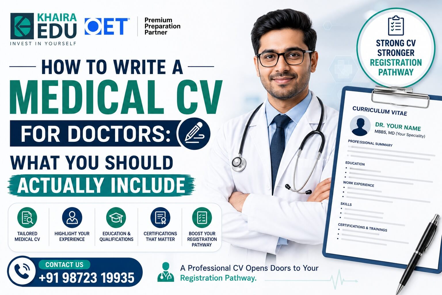 Write a Medical CV for Doctors