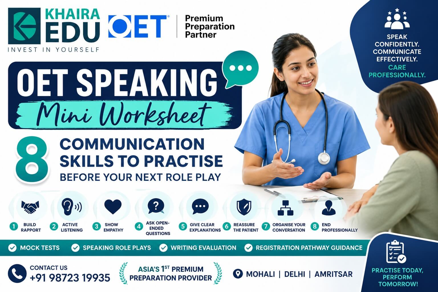 OET Speaking Mini Worksheet